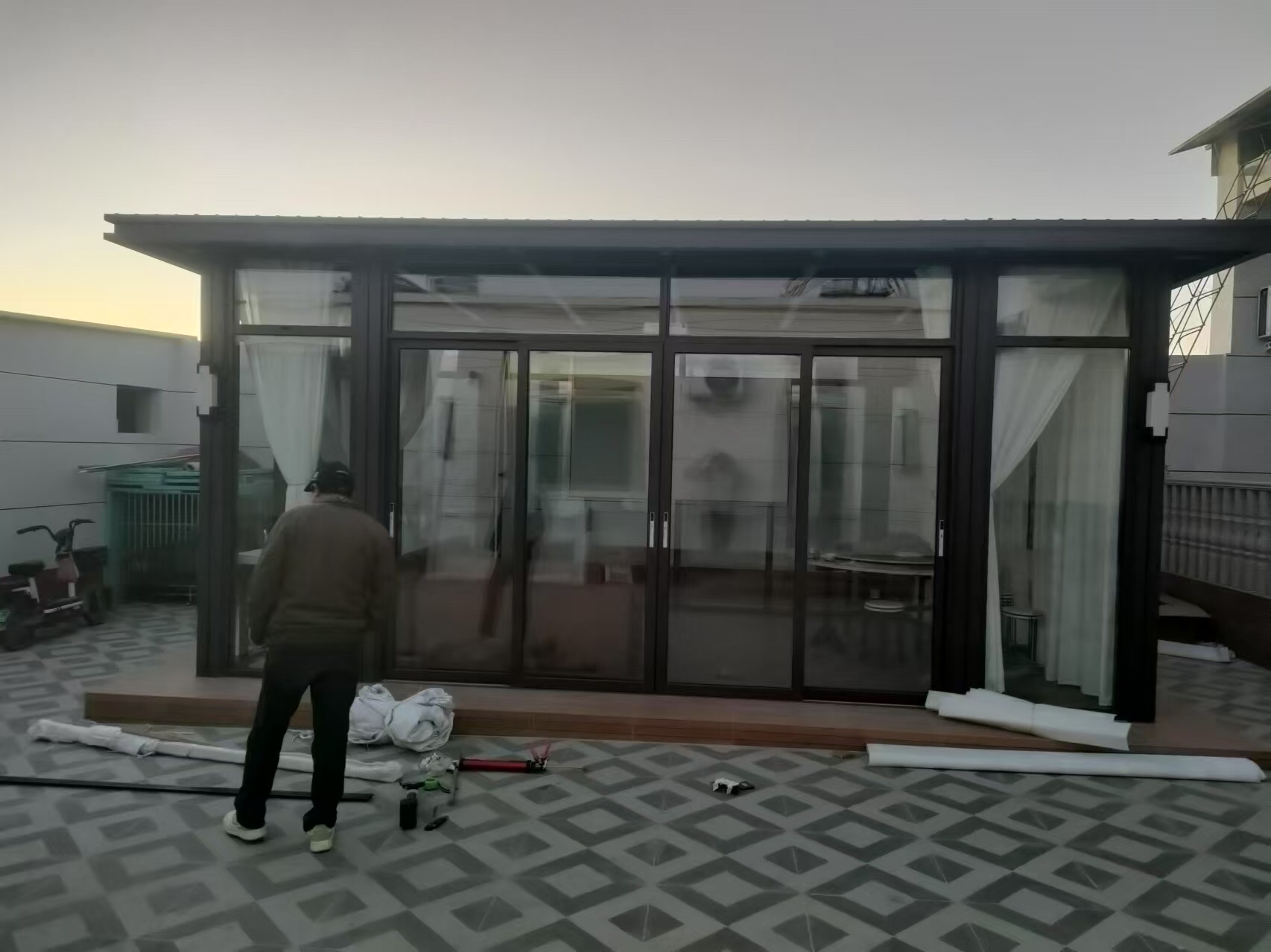 海南新中式风格凉亭